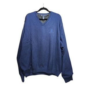 Oxford Golf Men's SIZE XL The Ritz Carlton Amelia Island V-Neck Sweater in Navy